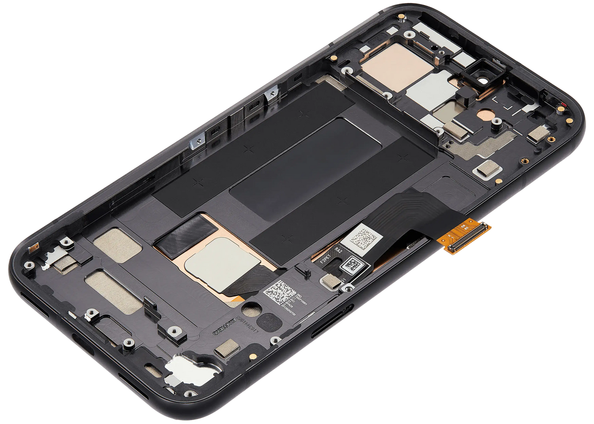 OLED Assembly With Frame (With Fingerprint Sensor ) For Google Pixel 8A (Refurbished) (Obsidian) - replacement part product view 10