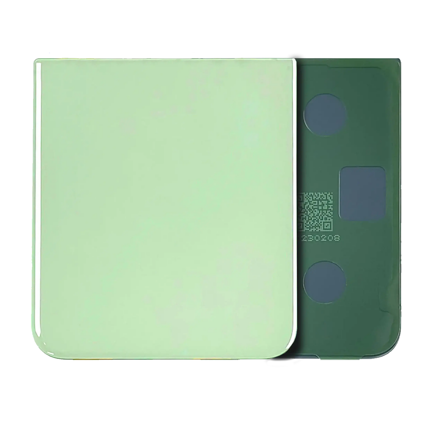 Bottom Back Cover Glass For Samsung Galaxy Z Flip 5 (Service Pack) (Green) - View 1 | TechDrip Canada