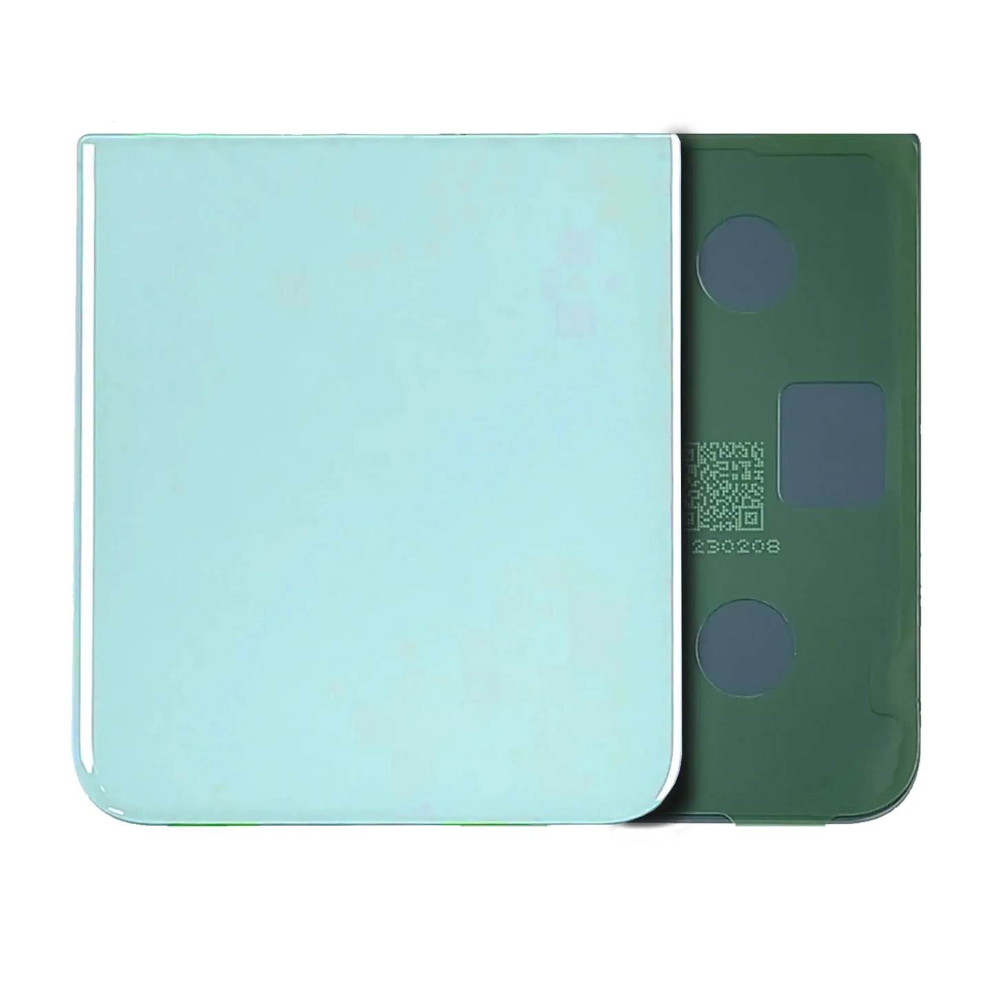 Bottom Back Cover Glass For Samsung Galaxy Z Flip 5 (Service Pack) (Blue) - View 1 | TechDrip Canada