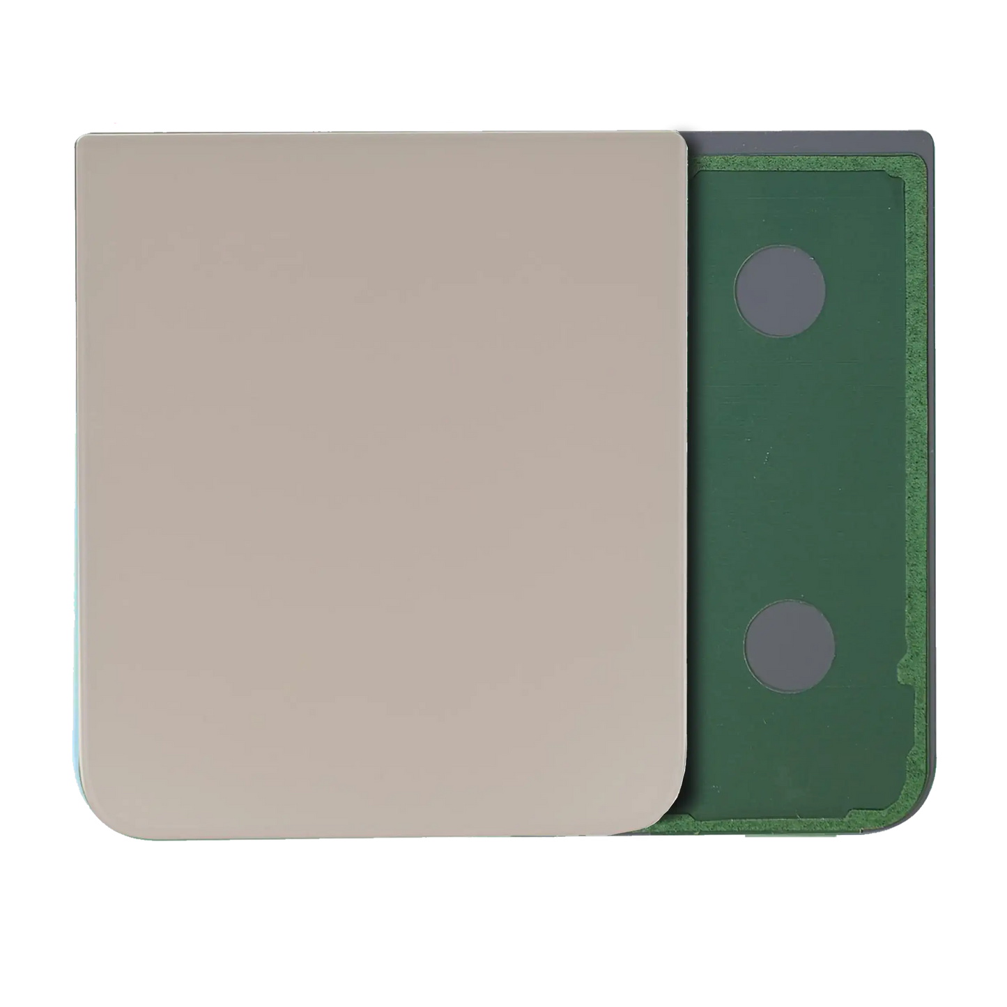 Buy Bottom Back Cover Glass For Samsung Galaxy Z Flip 4 (Service Pack) (Gold) - High Quality Replacement Part - View 1 | TechDrip Canada