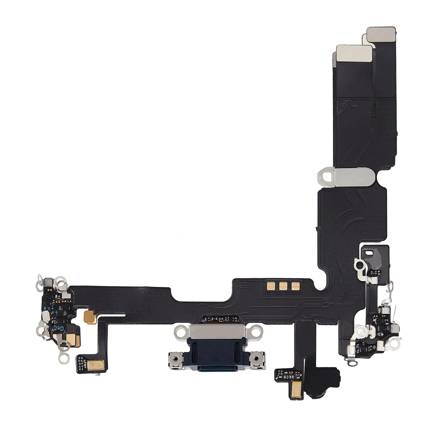 Charging Port Flex Cable For iPhone 14 Plus (Aftermarket Plus) (Midnight)