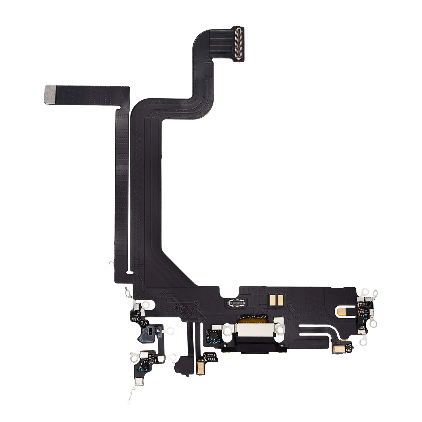 Charging Port Flex Cable For iPhone 14 Pro Max (Aftermarket Plus) (Space Black)