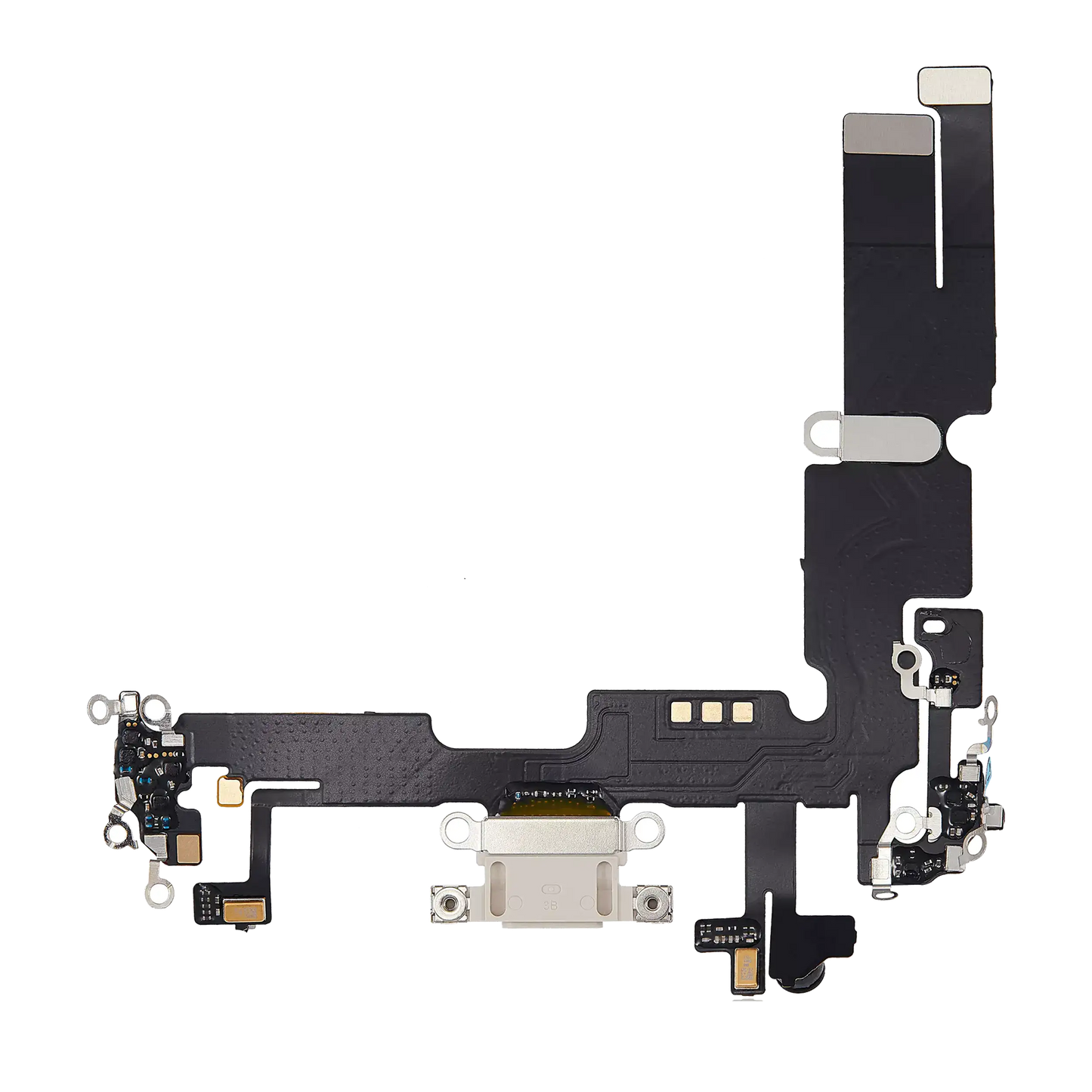Charging Port Flex Cable For iPhone 14 Plus (Aftermarket Plus) (Starlight)