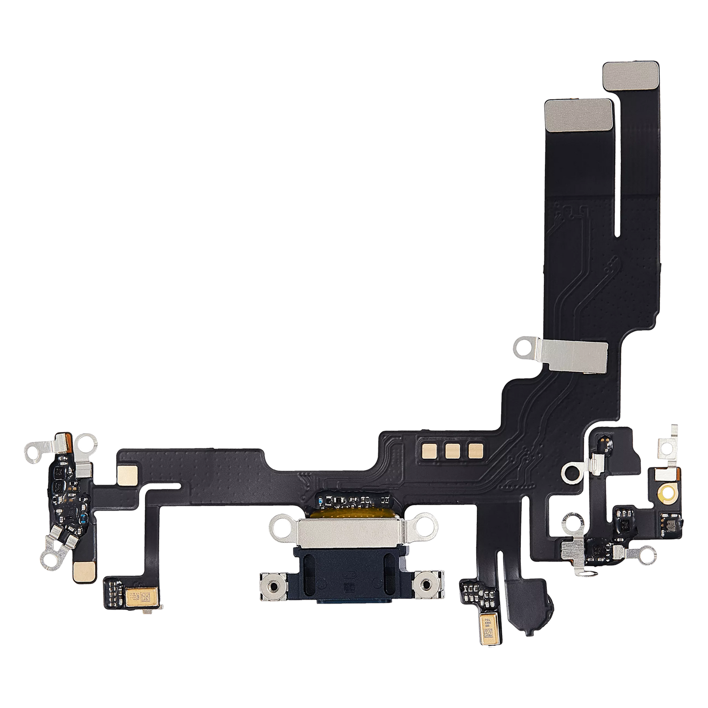 Charging Port Flex Cable For iPhone 14 (Aftermarket Plus) (Midnight)