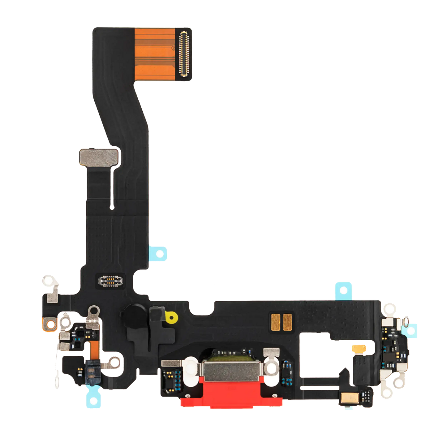 Charging Port Flex Cable For iPhone 12 (Premium) (Red)