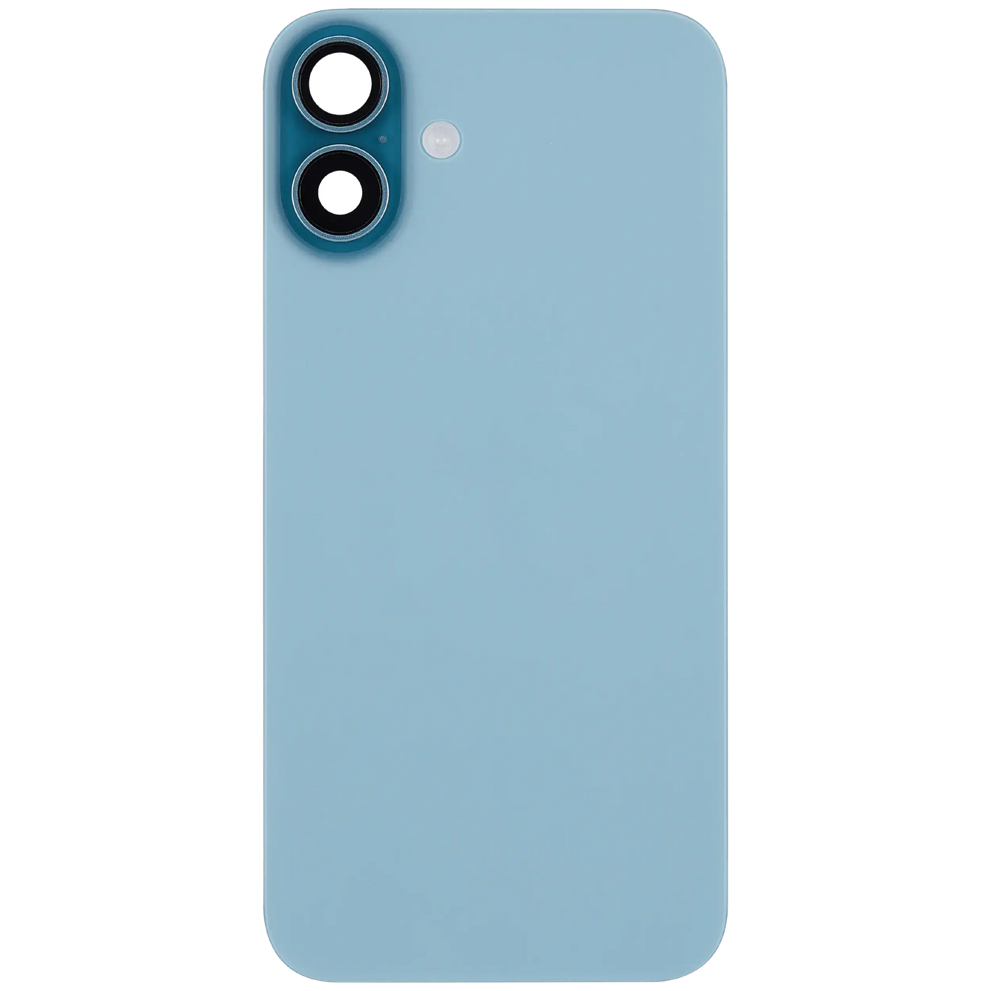 Back Glass w/ MagSafe Magnet & NFC & Flashlight Flex For iPhone 16 Plus (Used OEM Pull: Grade B) (Teal)