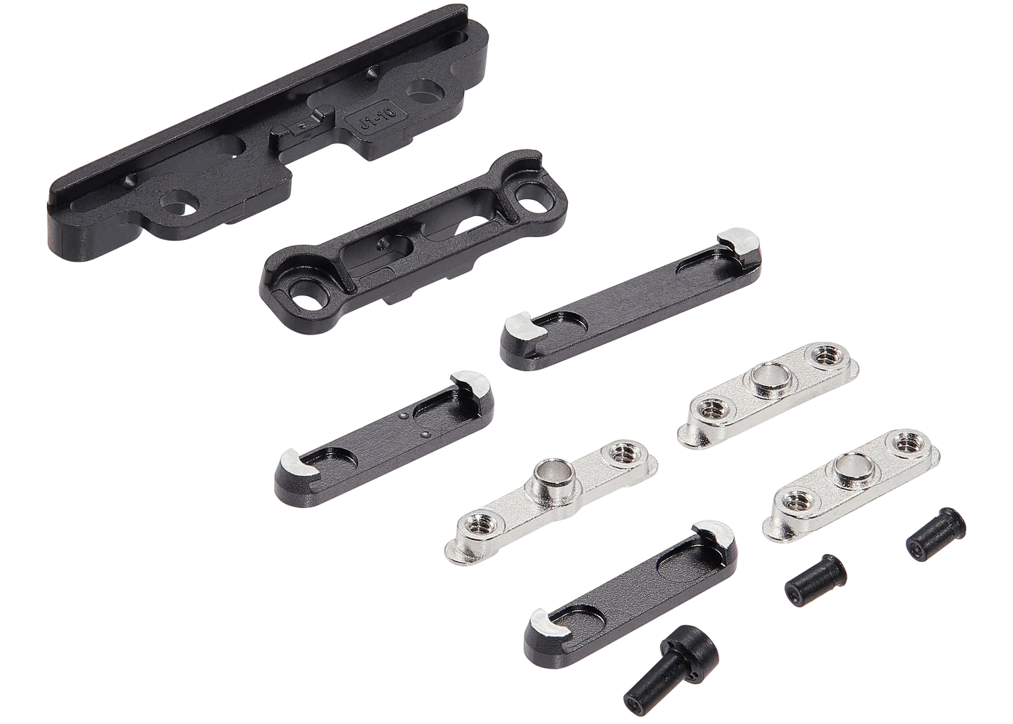 Full Button And Bracket Set For iPad Pro 11" 5th Gen (2024) / Pro 13" 7th Gen (2024) (11 Piece Set) (Gray)