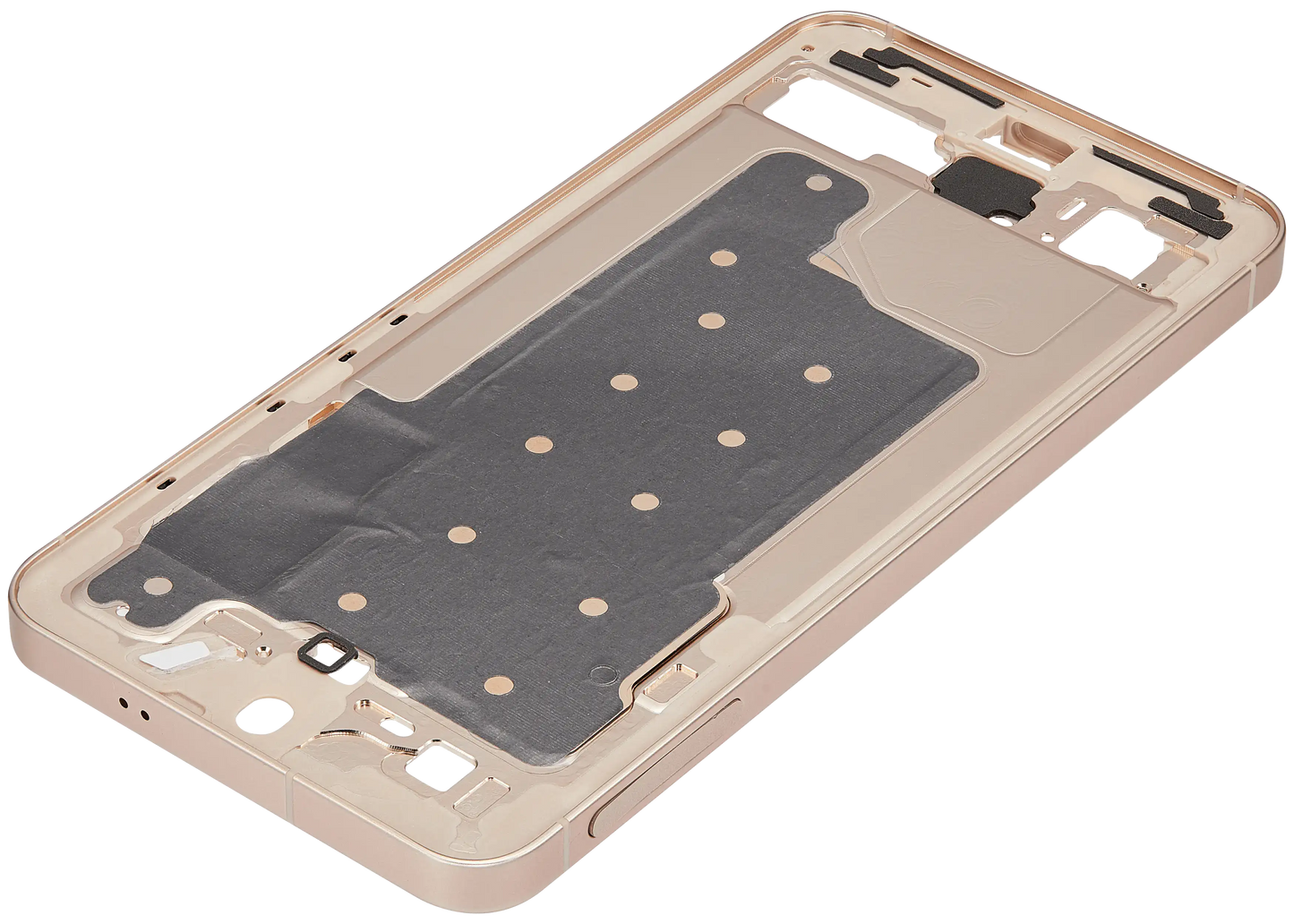 Mid-Frame Housing For Samsung Galaxy S25 5G (US & International Version) (Pink Gold)