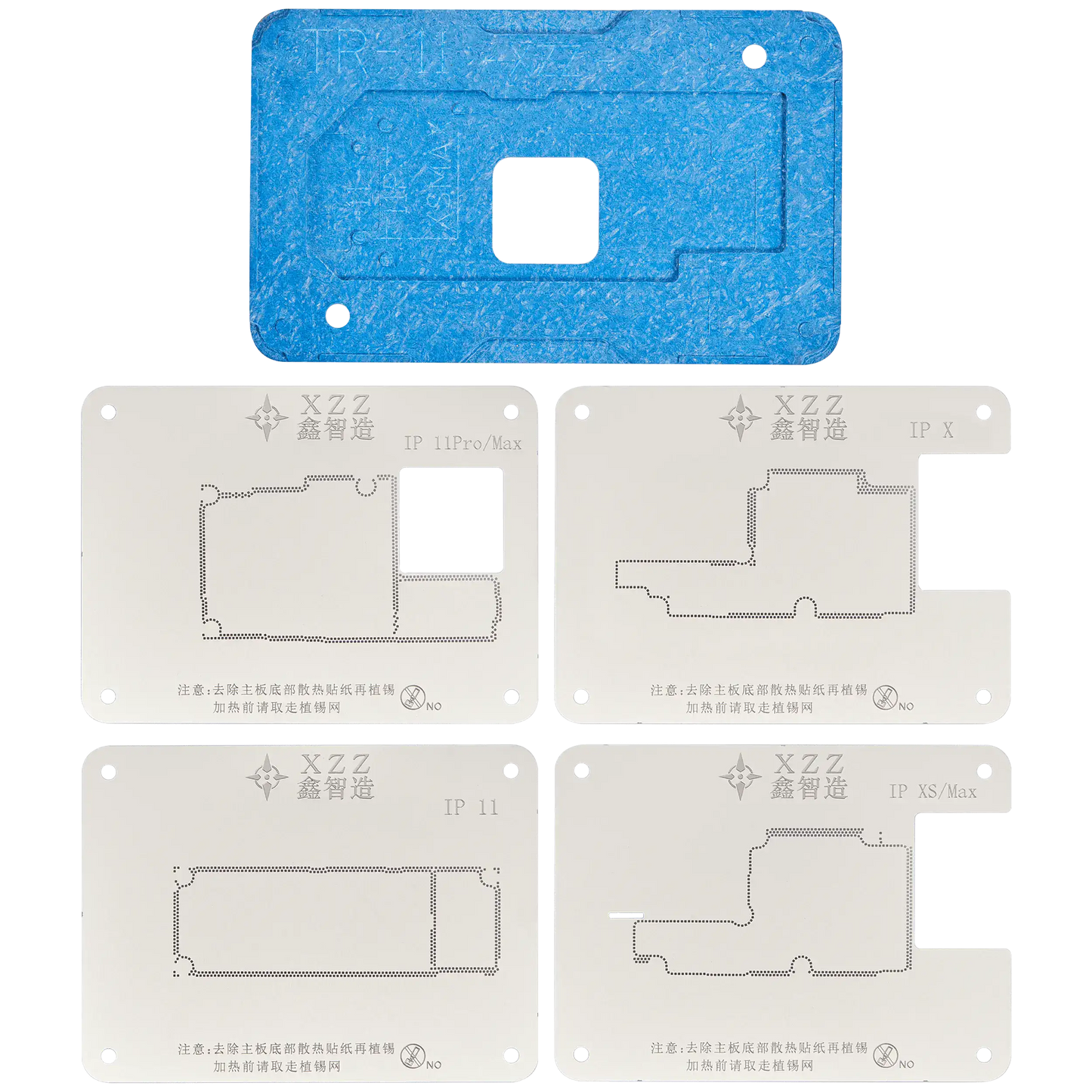 TR Middle Frame BGA Plant Tin Platform For iPhone X-16 Pro Max (XZZ)