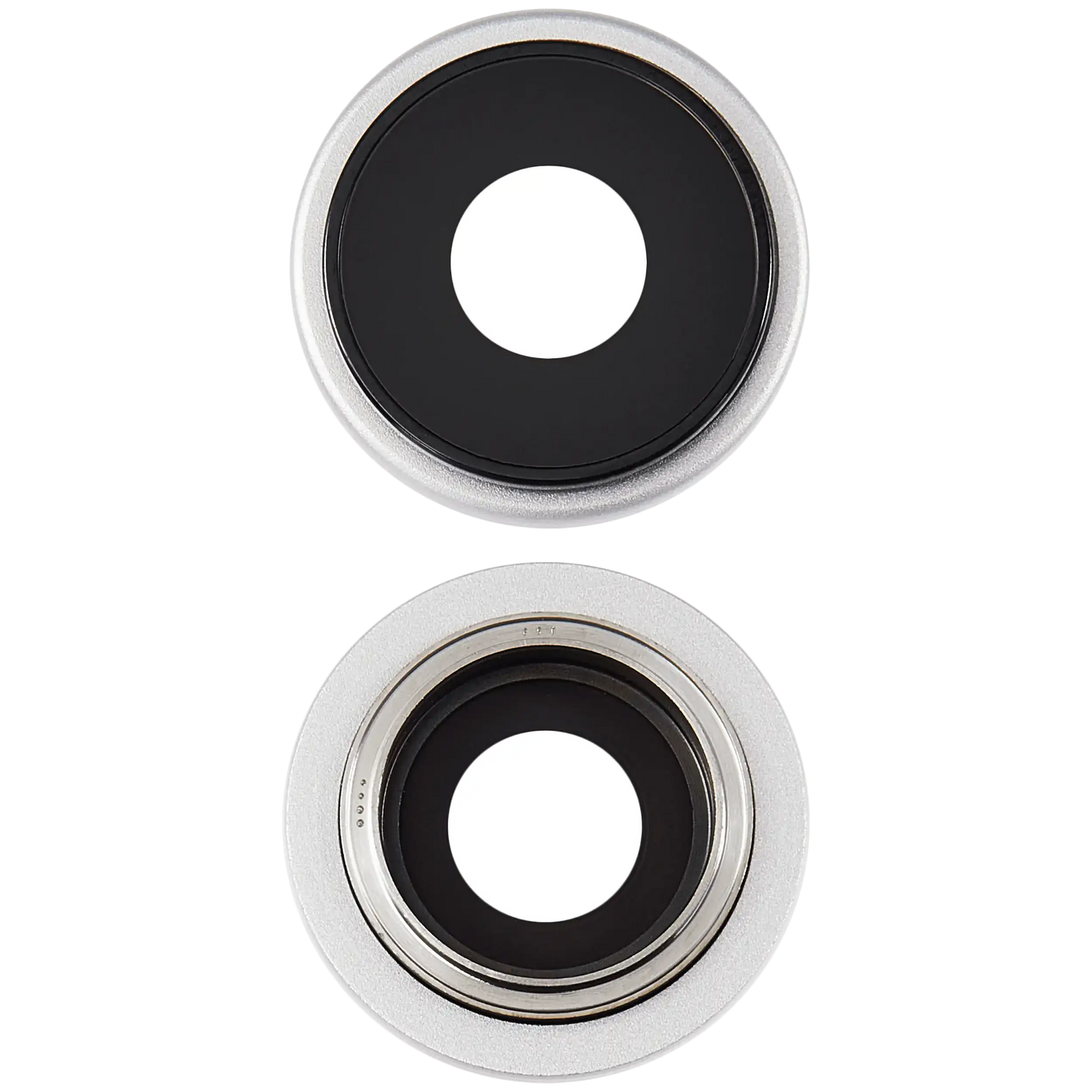 Back Camera Lens With Bracket & Bezel For iPhone 16e / 17e (White) (Premium)