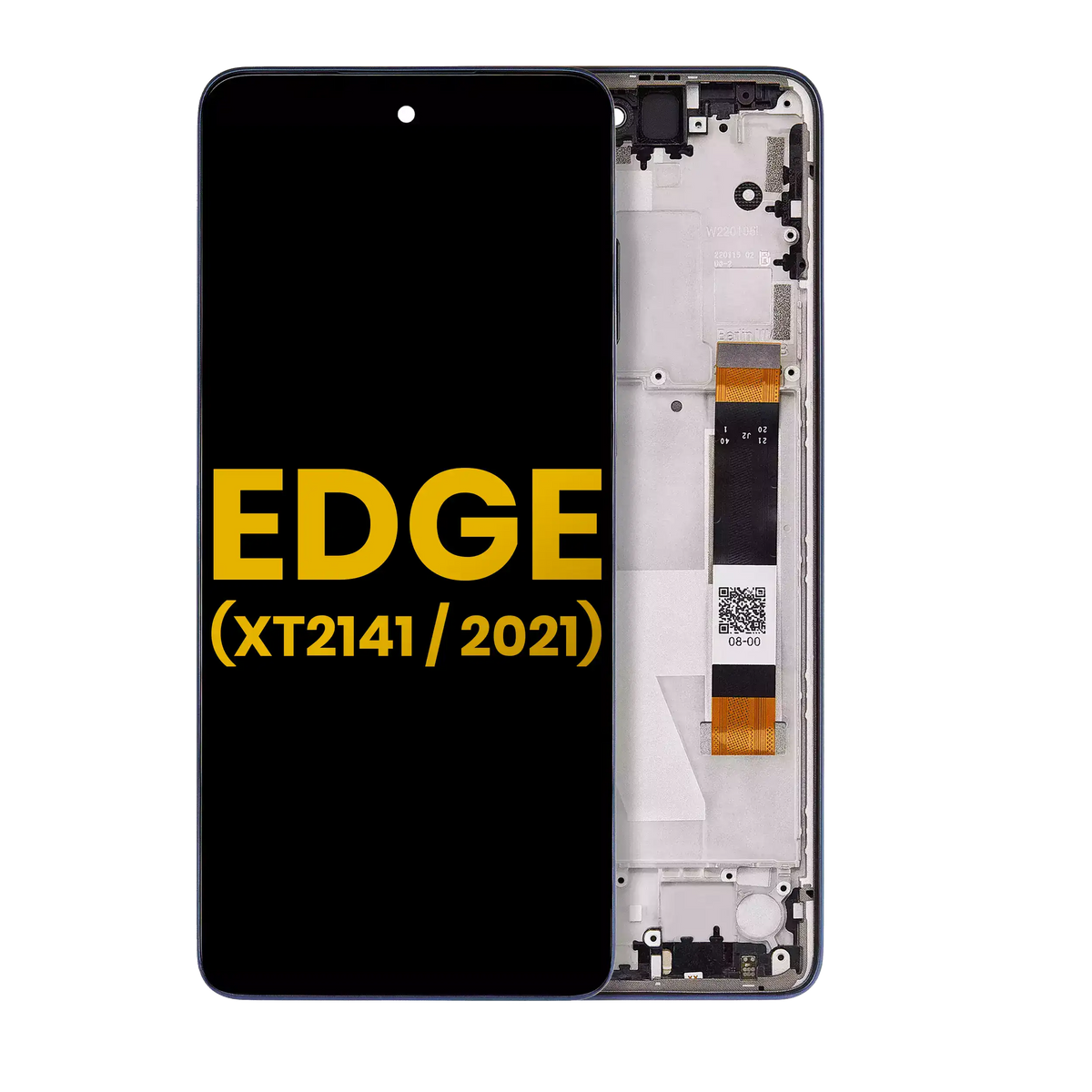LCD Assembly With Frame For Motorola Edge 5G (XT2141 / 2021) (Refurbished) (Nebula Blue) | SKU 107082079403 | image 1