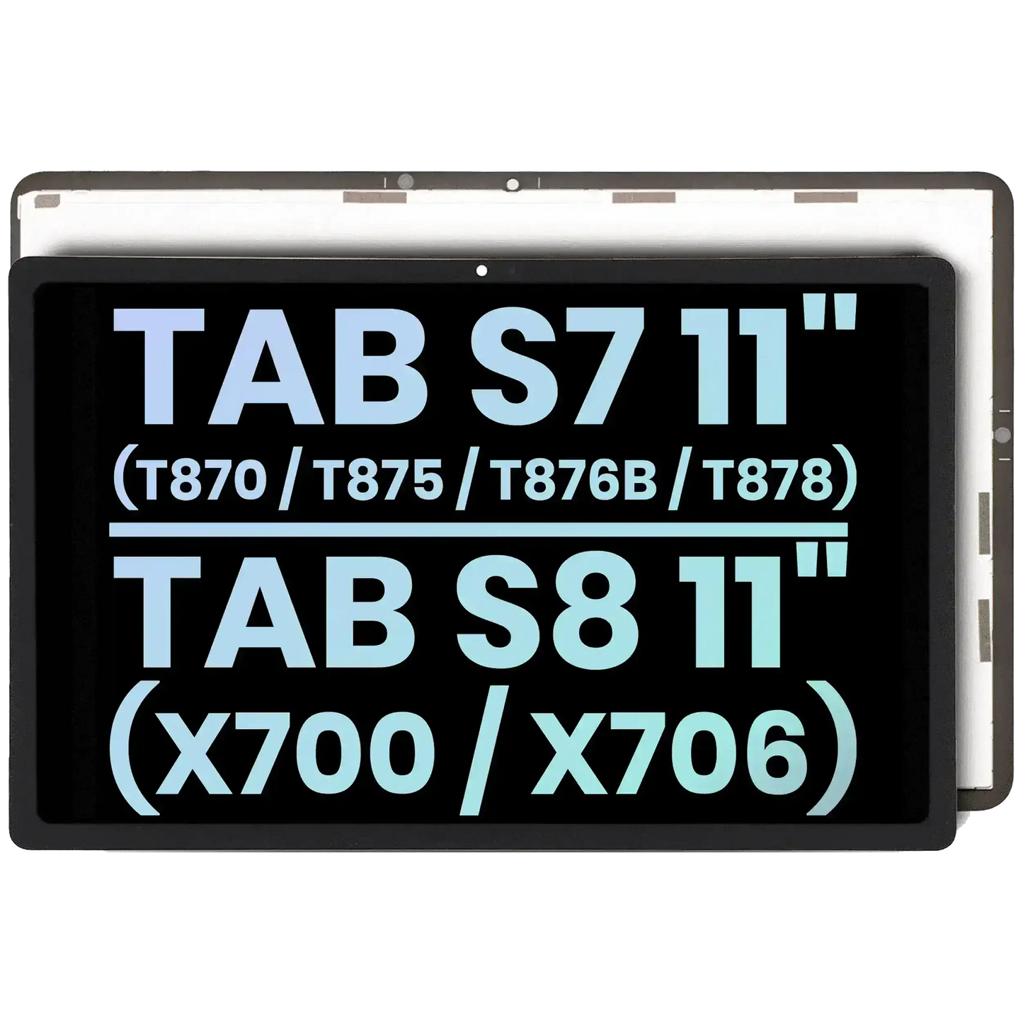 LCD Assembly Without Frame Compatible For Samsung Galaxy Tab S7 11" (2020) (T870 / T875 / T876B / T878) / Tab S8 11" (2022) (X700 / X706) (Wi-Fi & Cellular) (Service Pack) (All Colors) - product image 1