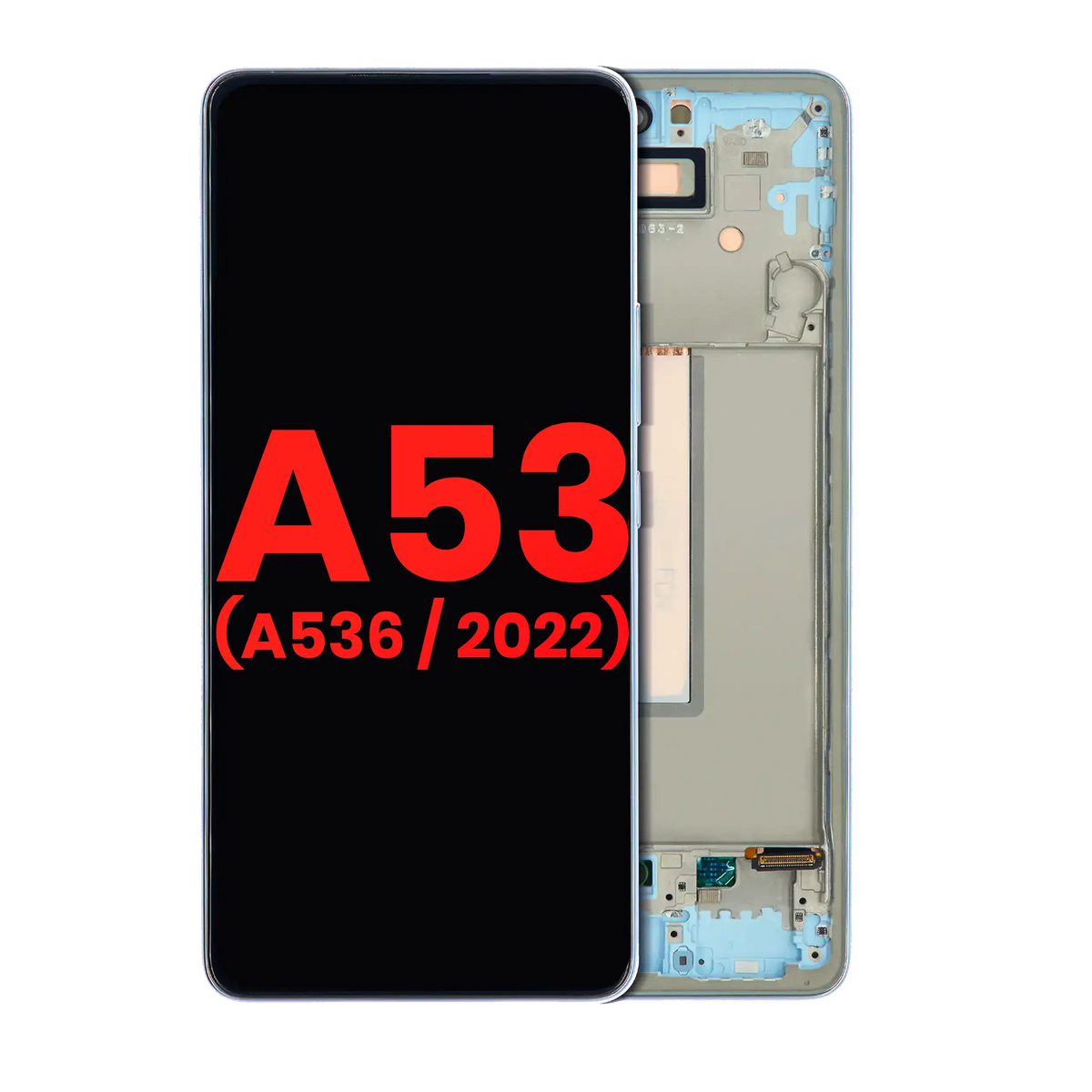 OLED Assembly With Frame For Samsung Galaxy A53 5G (A536 / 2022) (6.46") (Aftermarket Plus) (Blue) - product image 1