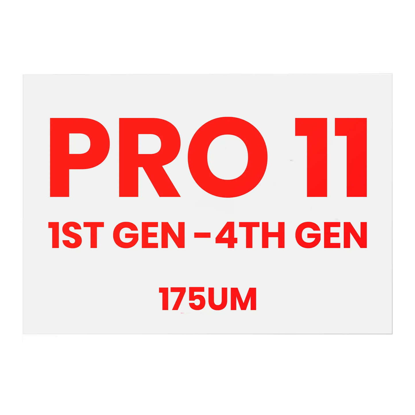 OCA Film Lamination For iPad Pro 11" 1st Gen (2018) / Pro 11" 2nd Gen (2020) / Pro 11" 3rd Gen (2021) / Pro 11" 4th Gen (2022) (175um) (10 Pack)