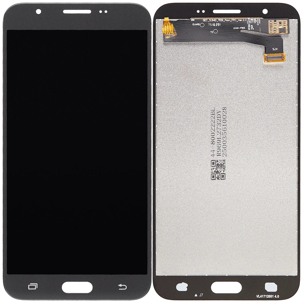 LCD Assembly Without Frame For Samsung Galaxy J7 Perx / Halo / Sky Pro (J727 / 2017) (Refurbished) (Silver / Gray) replacement part SKU 107082016231 product image 7