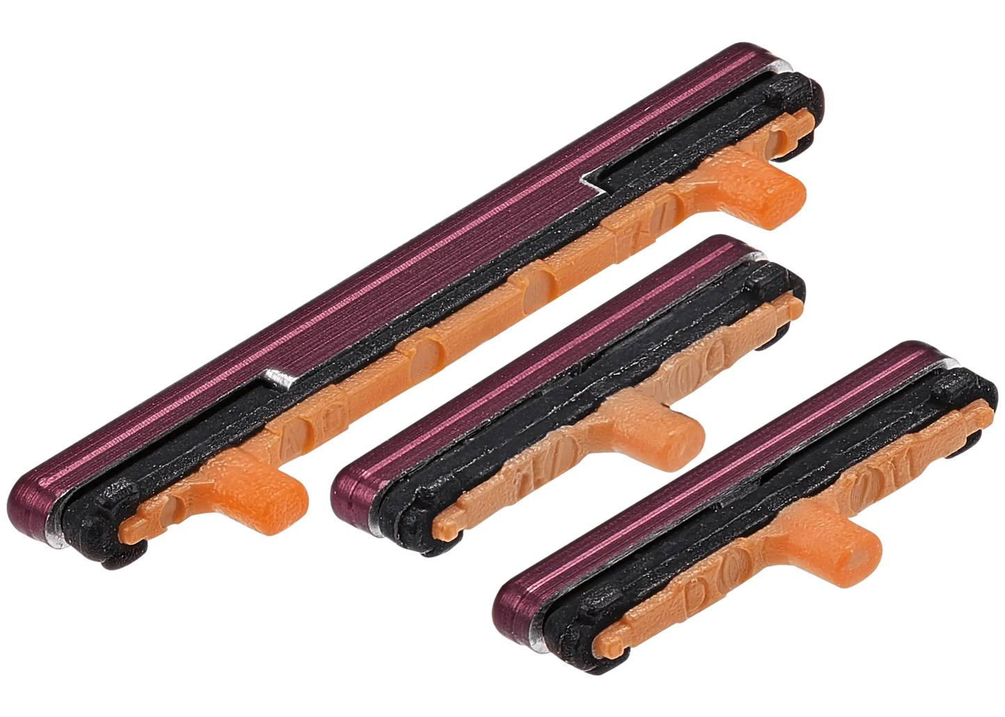 Hard Buttons (Power / Volume / Bixby) For Samsung Galaxy S9 / S9 Plus (Burgundy Red)