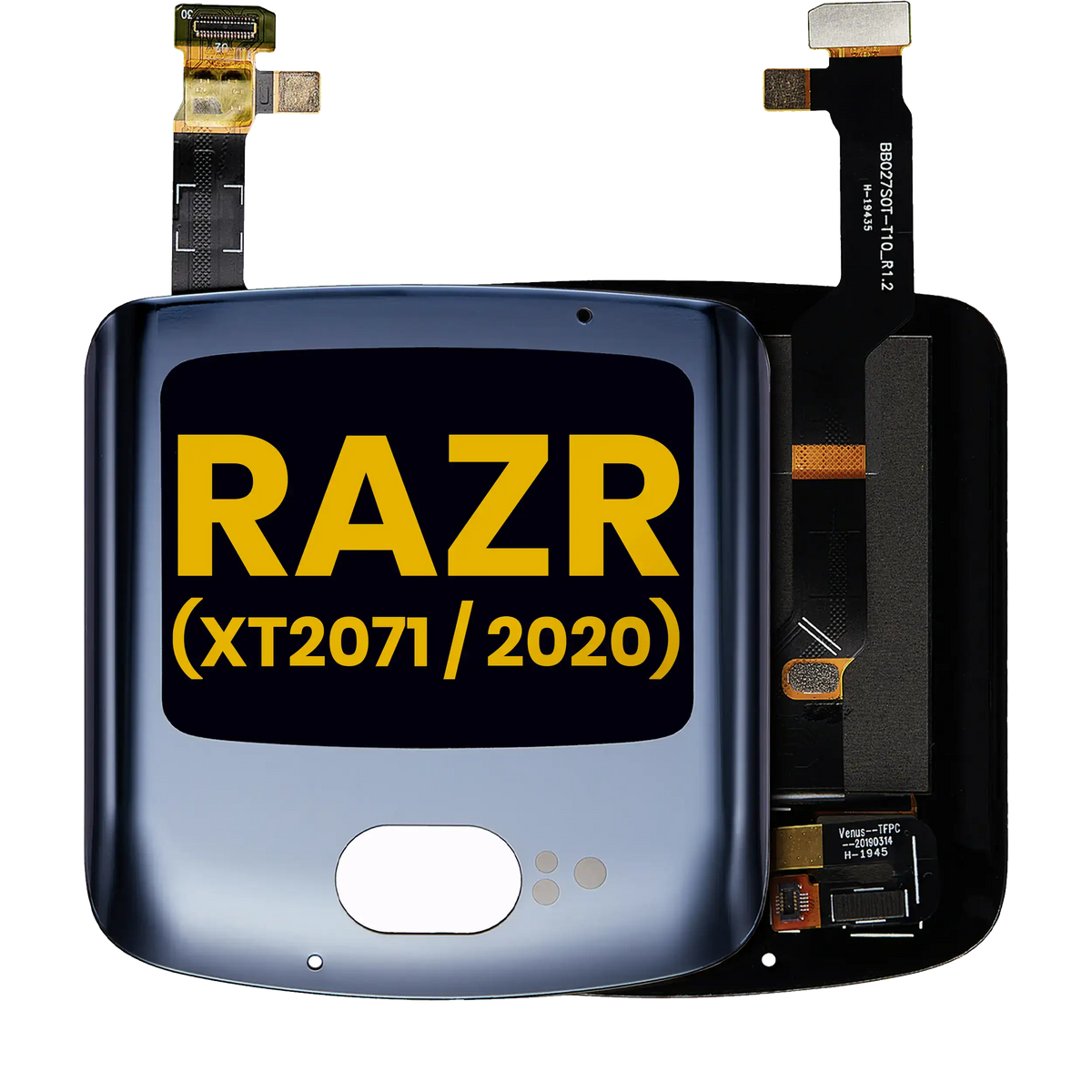Outer OLED Assembly Without Frame For Motorola Razr 5G (XT2071 / 2020) (Refurbished) - Motorola replacement part image 1