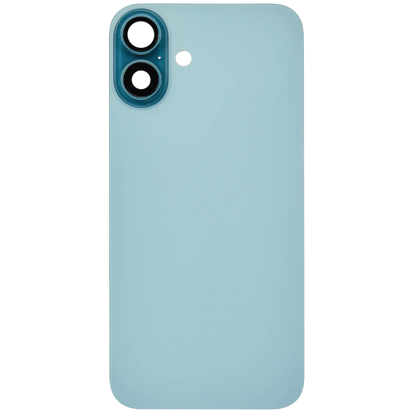 Back Glass w/ MagSafe Magnet For iPhone 16 Plus (Aftermarket) (Teal) (No Logo)