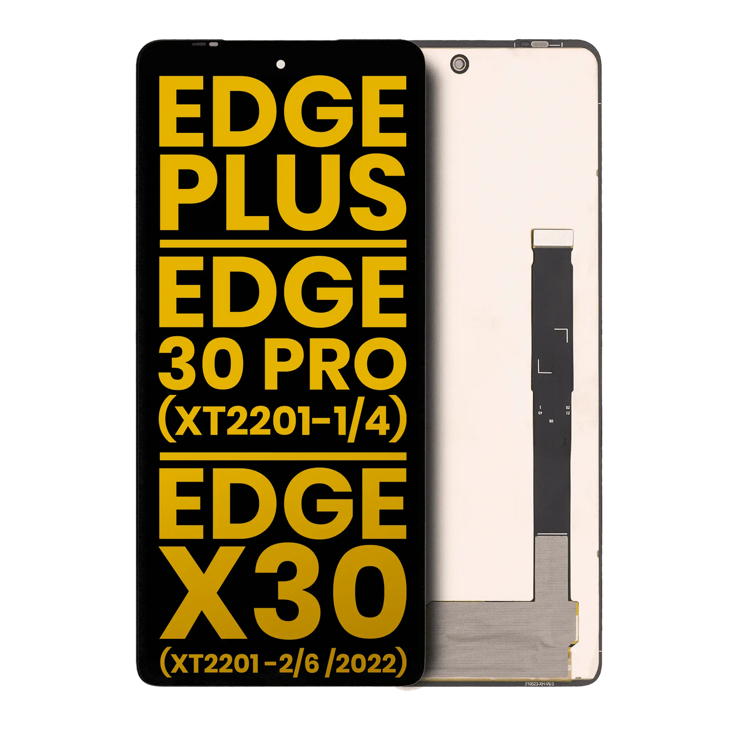 OLED Assembly Without Frame For Motorola Moto Edge Plus / Edge 30 Pro (XT2201-1/4) / Edge X30 5G (XT2201-2/6 /2022) (Refurbished) (All Colors) | SKU 109082007301 | image 1