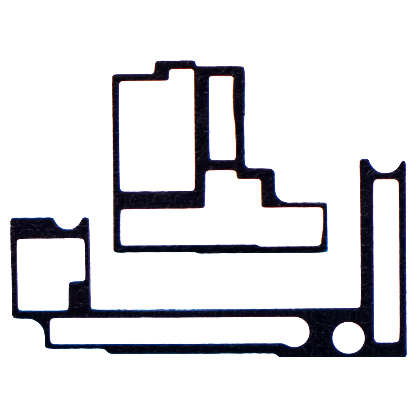 Mainboard Inline Insulator Sticker For iPhone XR (2 Piece Set) (10 Pack)