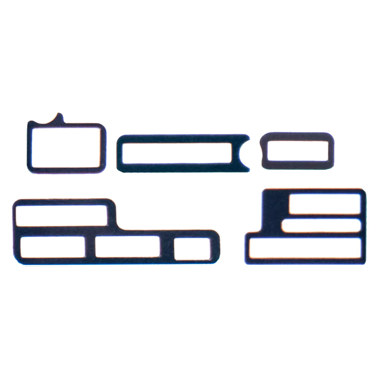 Mainboard Inline Insulator Sticker For iPhone 7 Plus (5 Piece Set) (10 Pack)