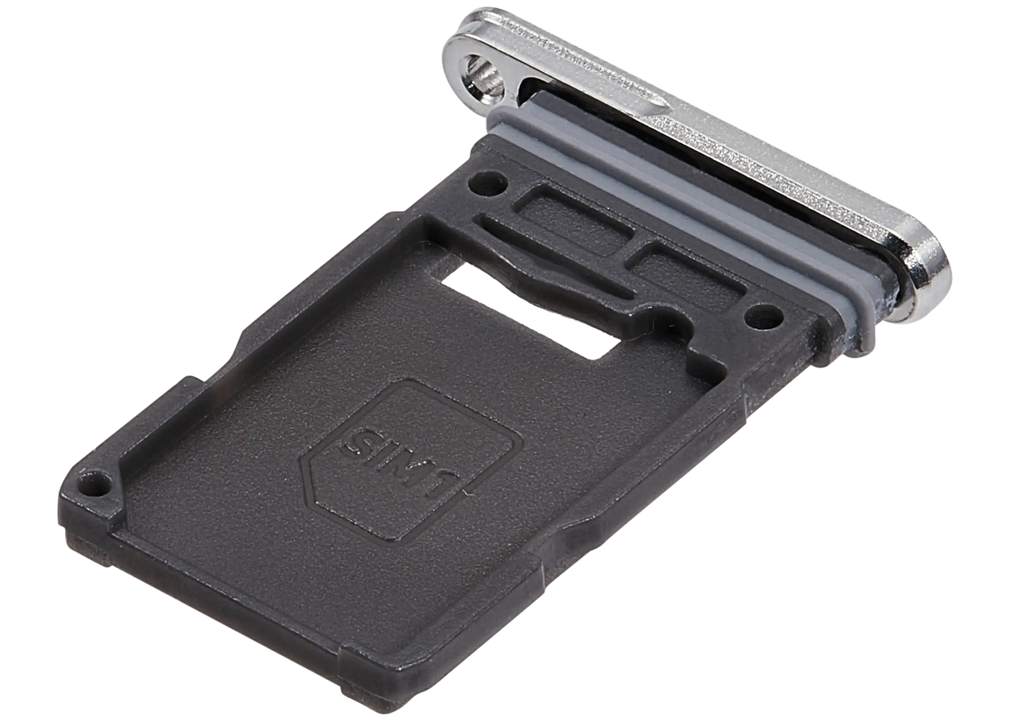 Single Sim Card Tray For Samsung Galaxy S25 Ultra (Titanium White Silver)