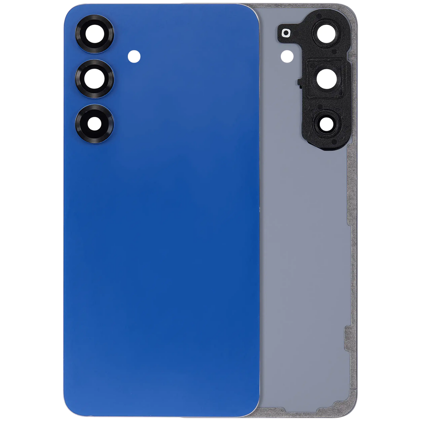 Back Cover Glass With Camera Lens For Samsung Galaxy S25 Plus 5G (No Logo) (Aftermarket Plus) (Navy)