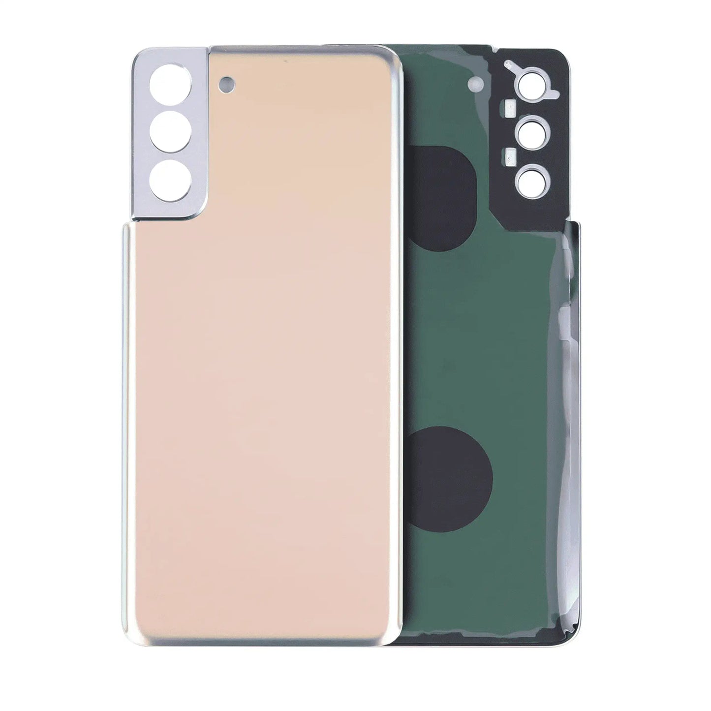 Back cover Glass With Adhesive For Samsung Galaxy S21 Plus 5G (Service Pack) (Phantom Gold)