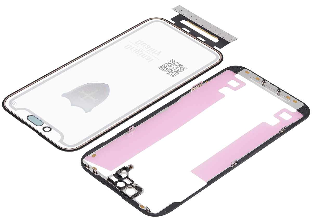 4 in 1 Short Flex (Digitizer Touch With Glass + OCA + Frame Pre-installed) For iPhone 14 Pro (OCA Master)