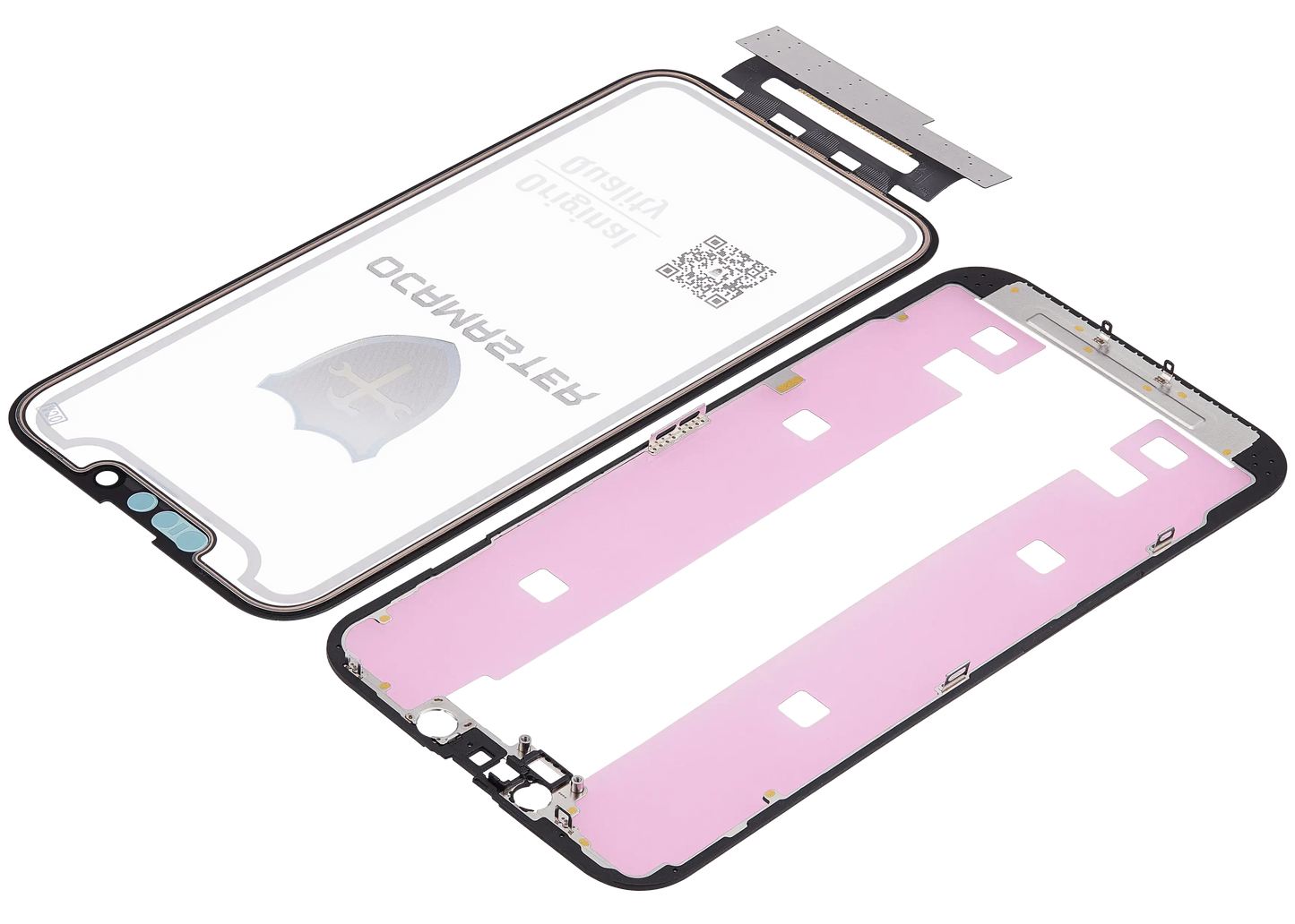 4 in 1 Short Flex (Digitizer Touch With Glass + OCA + Frame Pre-installed) For iPhone 14 (OCA Master)