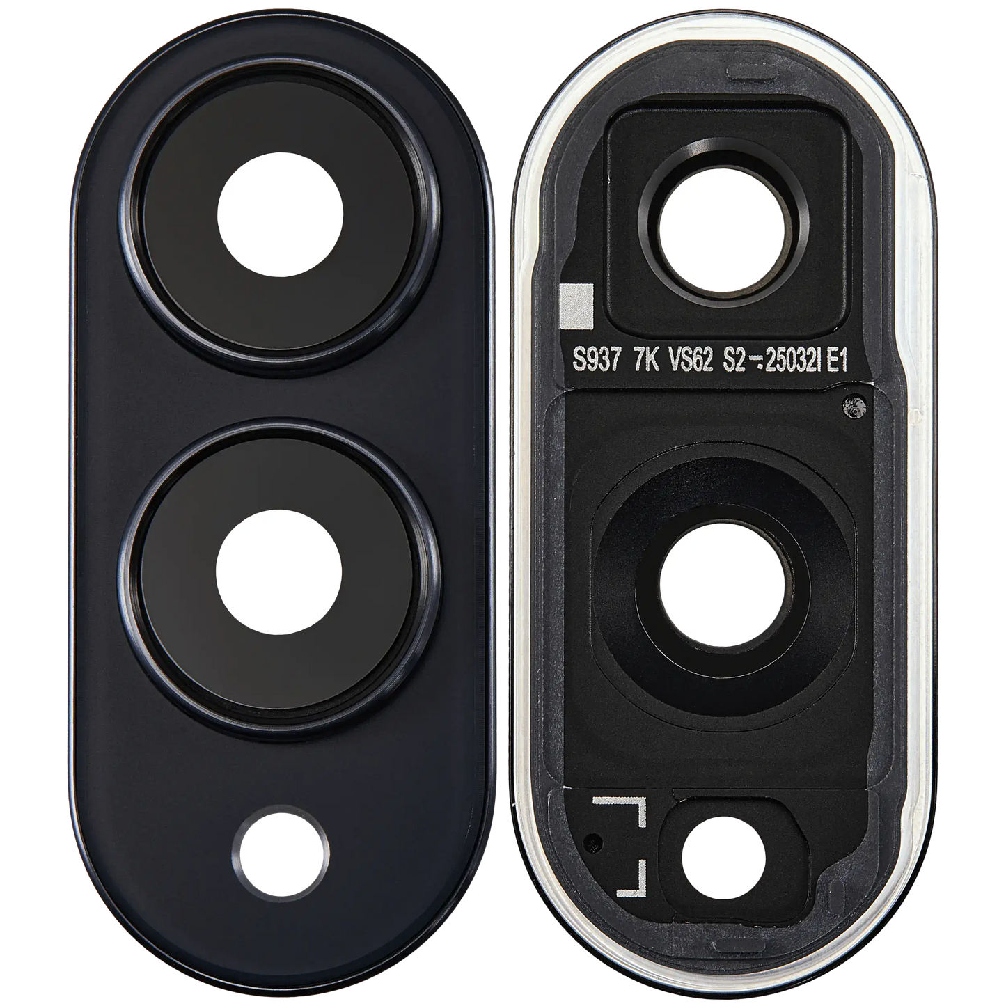 Back Camera Lens With Cover Bezel Ring For Samsung Galaxy S25 Edge (S937) (Titanium Jetblack)