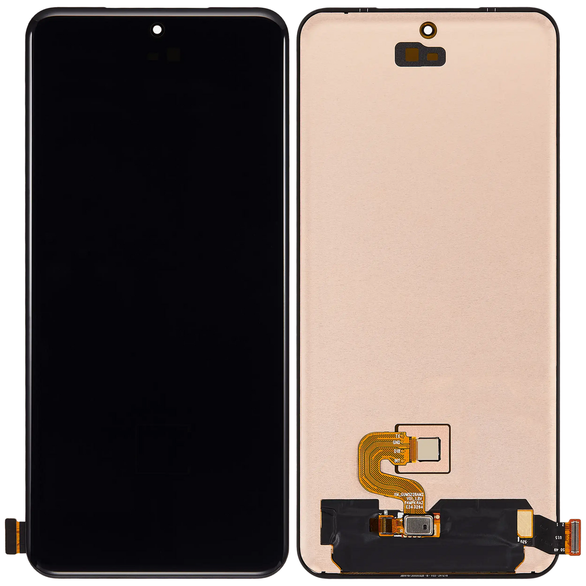 OLED Assembly Without Frame For Xiaomi 15 Pro / Xiaomi 15 Ultra (Refurbished) (All Colors) – phone repair part product angle – OLED Display Replacement for phone repair