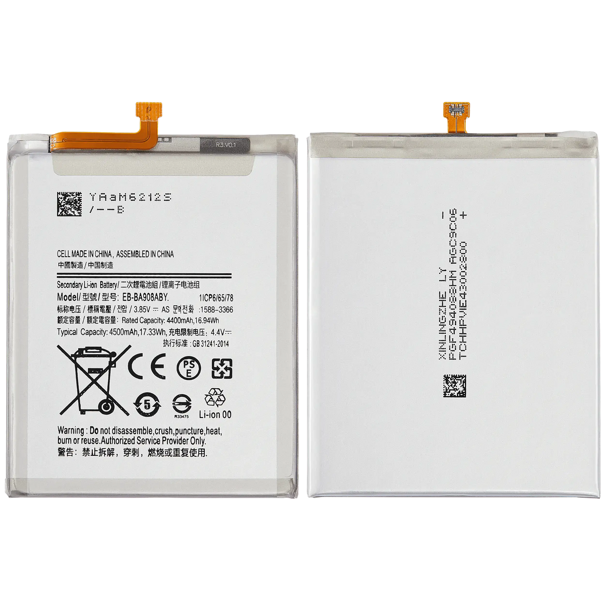 Replacement Battery For Samsung Galaxy A90 5G (A908 / 2019) (EB-BA908ABY) (Service Pack) - product image 6