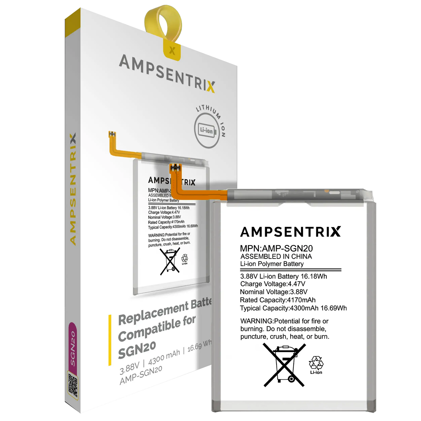 Replacement Battery For Samsung Galaxy Note 20 (AmpSentrix Pro)