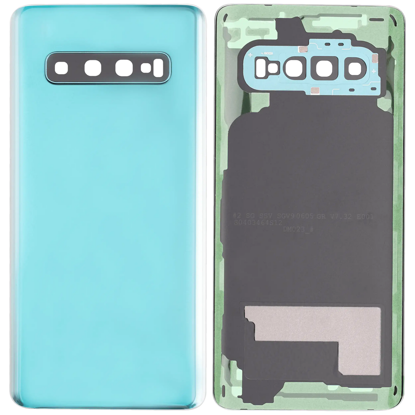 Back cover Glass With Camera Lens For Samsung Galaxy S10 (Service Pack) (Prism Green)