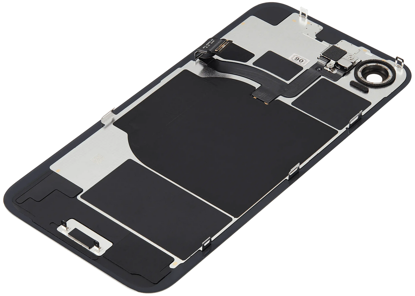 Mid-Frame Housing W/ Small Parts For iPhone 16e (EU / Global Version) (Used OEM Pull: Grade A) (White)