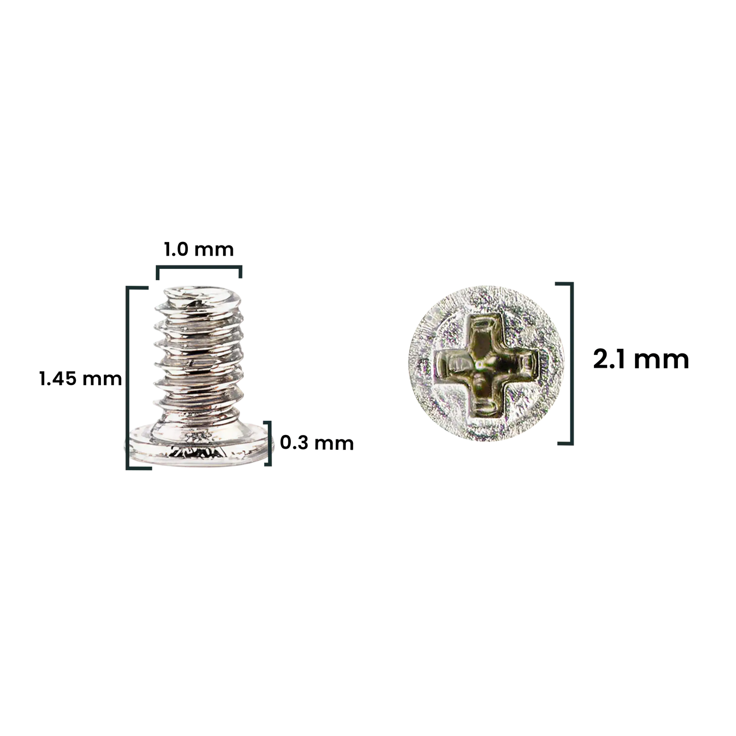Screw Set (M1.0 x 1.45 x 2.1D x 0.3T) for iPhone 12 Pro / 12 Pro Max (30 Pack) (Service Pack)