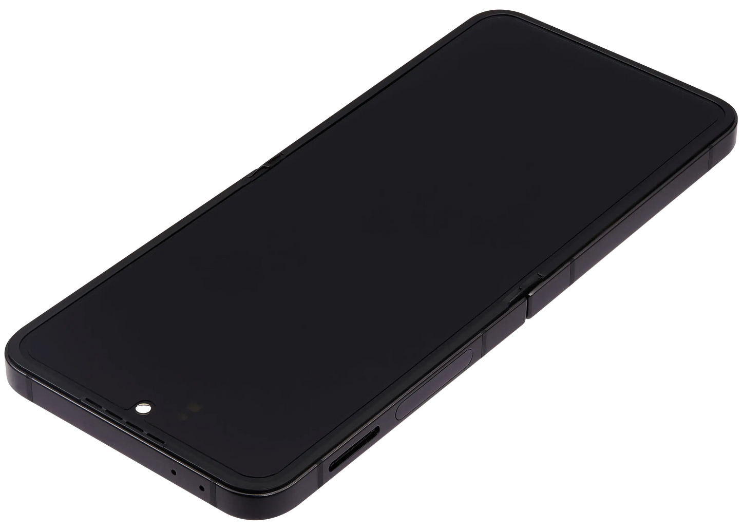 Inner OLED Assembly With Frame Compatible For Samsung Galaxy Z Flip 6 5G (F741) (US & International) (Aftermarket) (Black)
