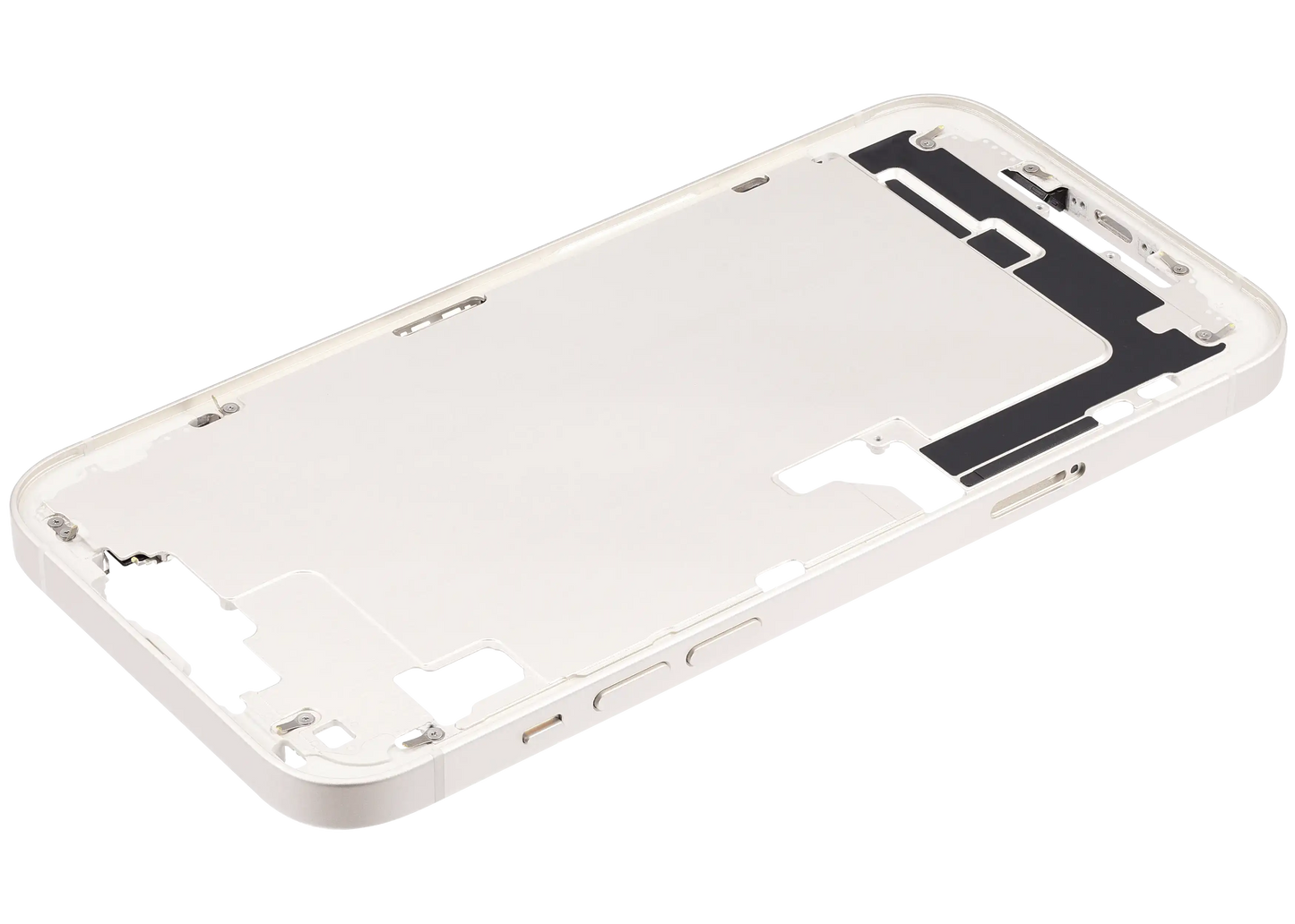 Mid-Frame Housing W/ Small Parts For iPhone 14 Plus (EU / Global Version) (Used OEM Pull: Grade B) (Starlight)