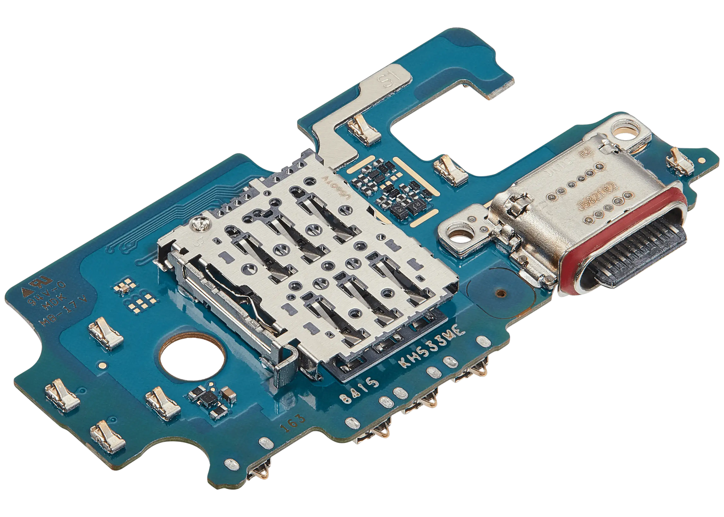 Charging Port Board With Sim Card Reader For Samsung Galaxy S25 FE 5G (S731U) (US Version) (Premium)