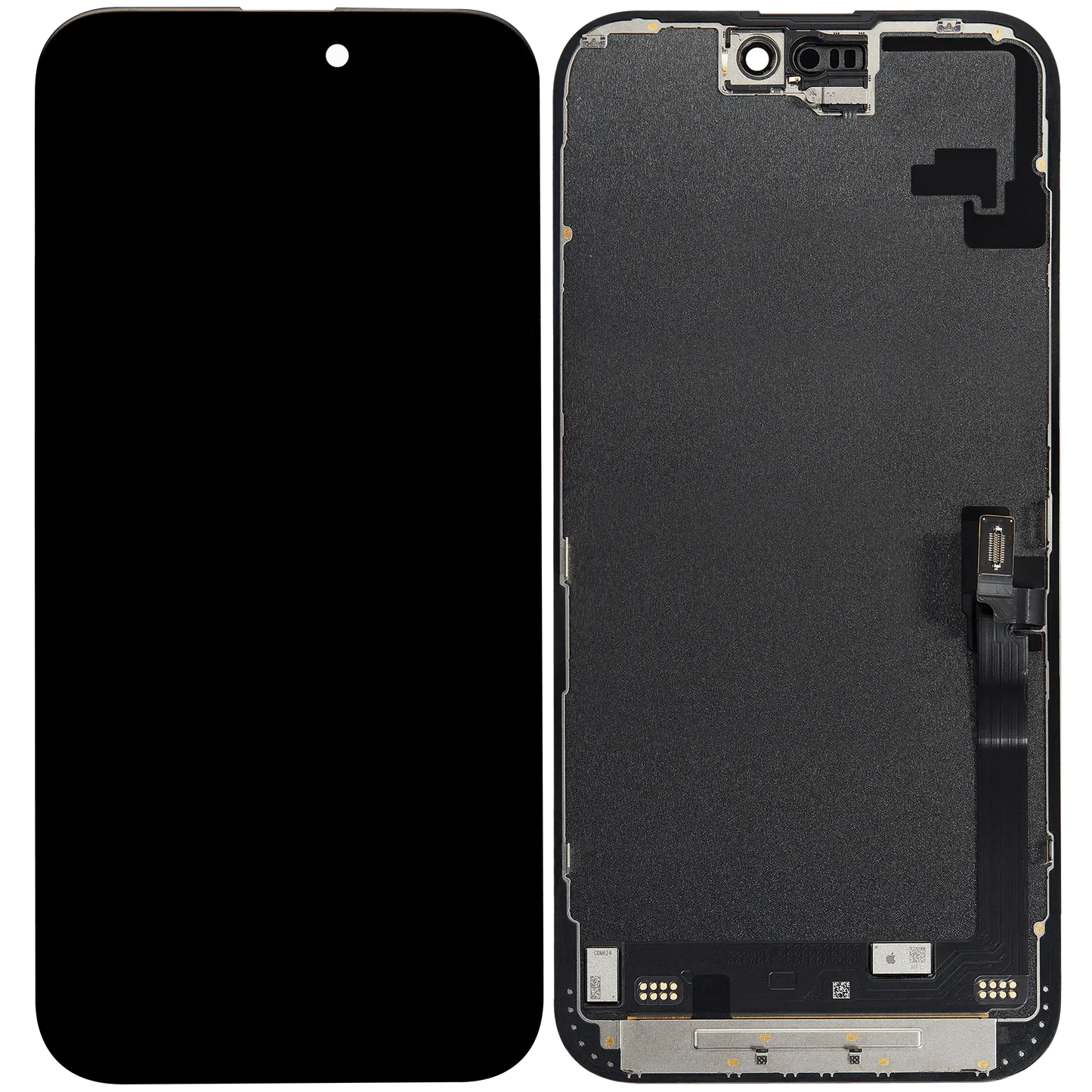 OLED Assembly Compatible For iPhone 16 Plus with Light Sensor Flex Cable (Used OEM Pull: Grade A)