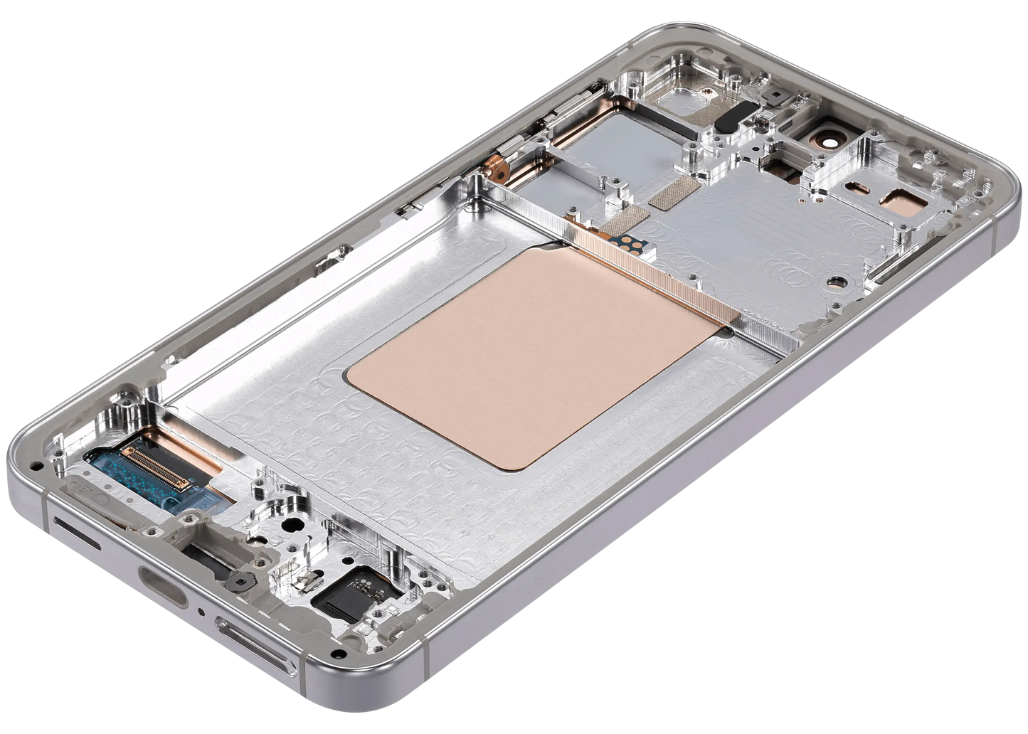 OLED Assembly With Frame For Samsung Galaxy S24 5G (US & International Version) (Service Pack) (Marble Grey)