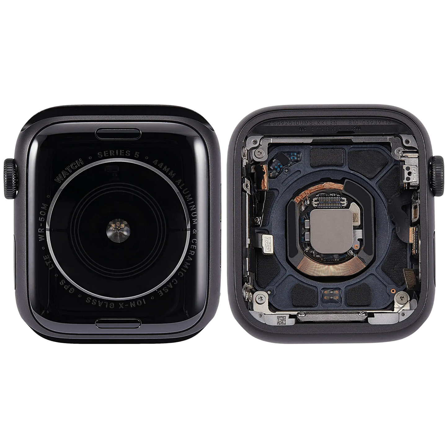 Housing Assembly Compatible For Watch Series 5 (44MM) (Used OEM Pull: Grade A) (Cellular Version) (Aluminum / Space Black)