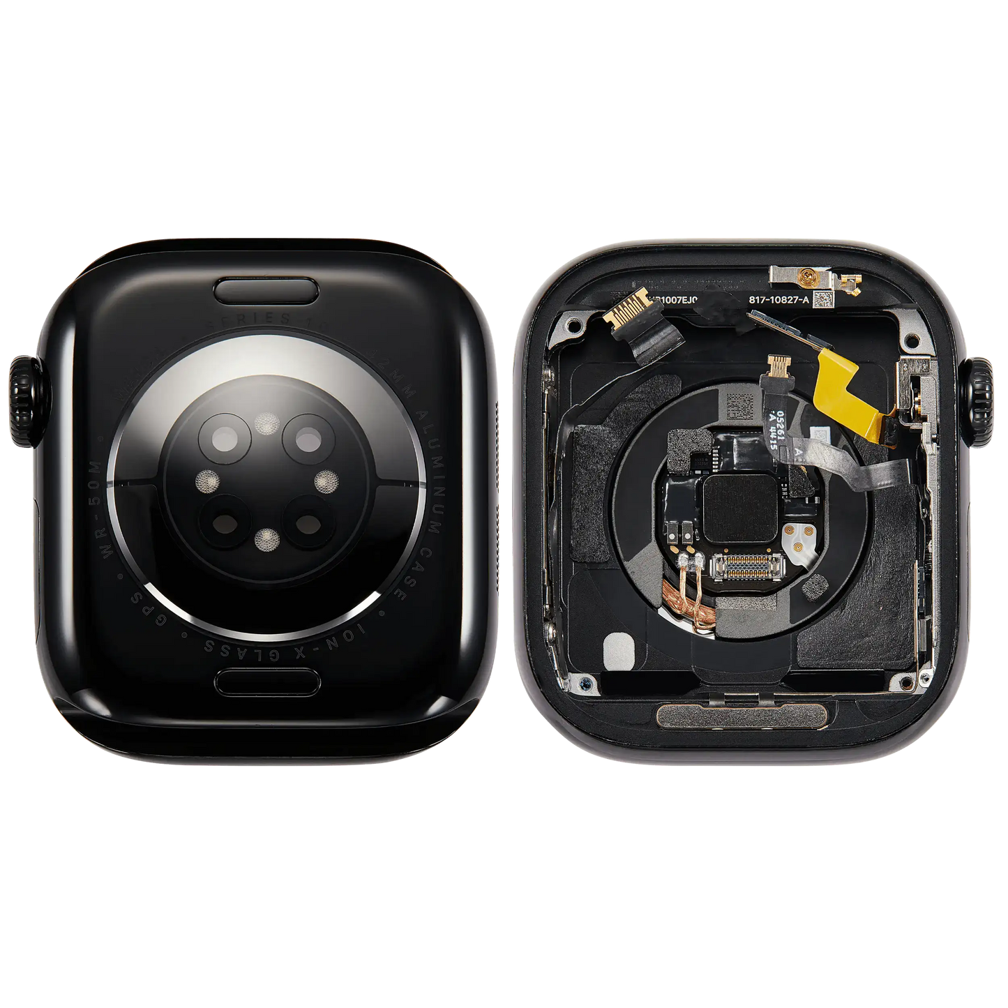 Housing Assembly Compatible For Watch Series 10 (42MM) (Used OEM Pull: Grade A) (GPS Version) (Aluminum / Jet Black)