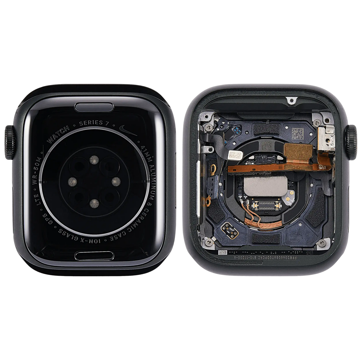 Housing Assembly Compatible For Watch Series 7 (41MM) (Used OEM Pull: Grade A) (Cellular Version) (Aluminum / Green)