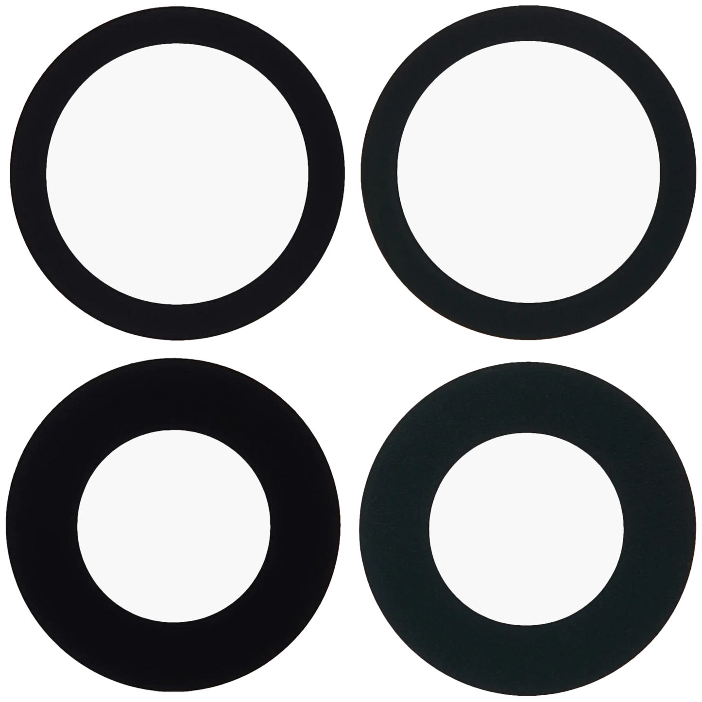 Back Camera Lens (Glass Only) With Adhesive For iPhone 16 / 16 Plus / 17 (2 Piece Set) (Aftermarket Plus)