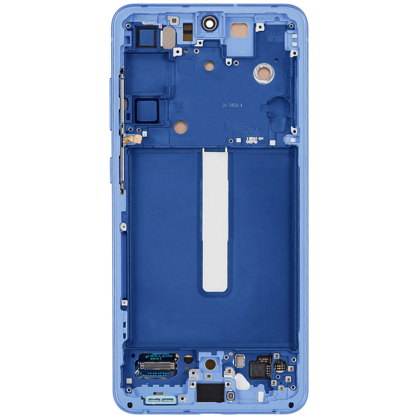 OLED Assembly With Frame For Samsung Galaxy S21 FE 5G (US & International) (Refurbished) (Blue)