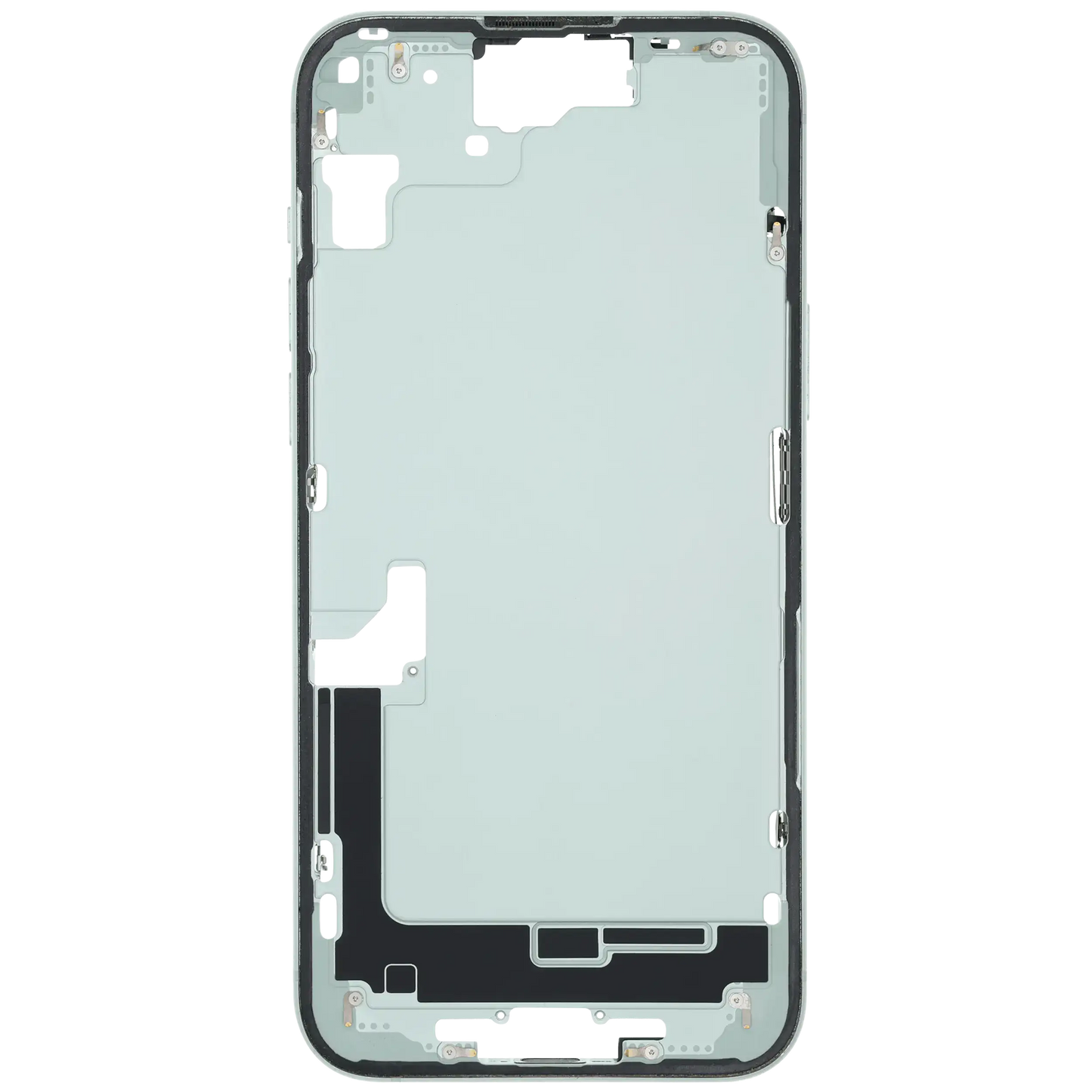 Mid-Frame Housing W/ Small Parts For iPhone 15 Plus (US Version) (Used OEM Pull: Grade B) (Green)