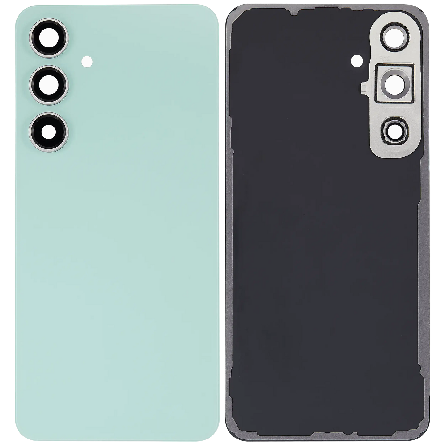 Back Cover Glass With Camera Lens For Samsung Galaxy S24 FE (No Logo) (Aftermarket Plus) (Mint)
