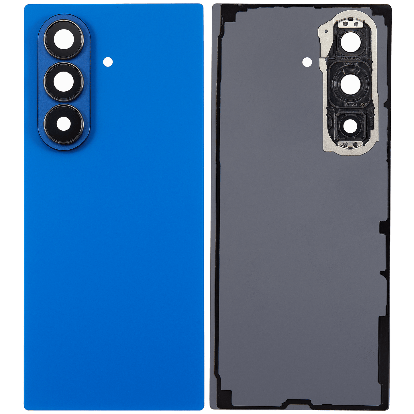 Back Cover Glass With Camera Lens For Samsung Galaxy Z Fold 7 5G (F966) (No Logo) (Aftermarket Plus) (Blue Shadow)